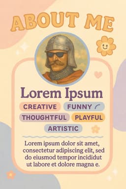 Instagram About Me